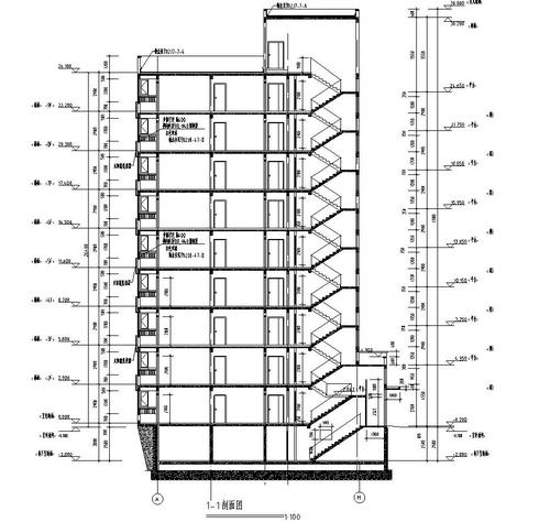 [宁夏]九层一梯三户塔式剪力墙住宅建筑施工图(含全专业图纸)